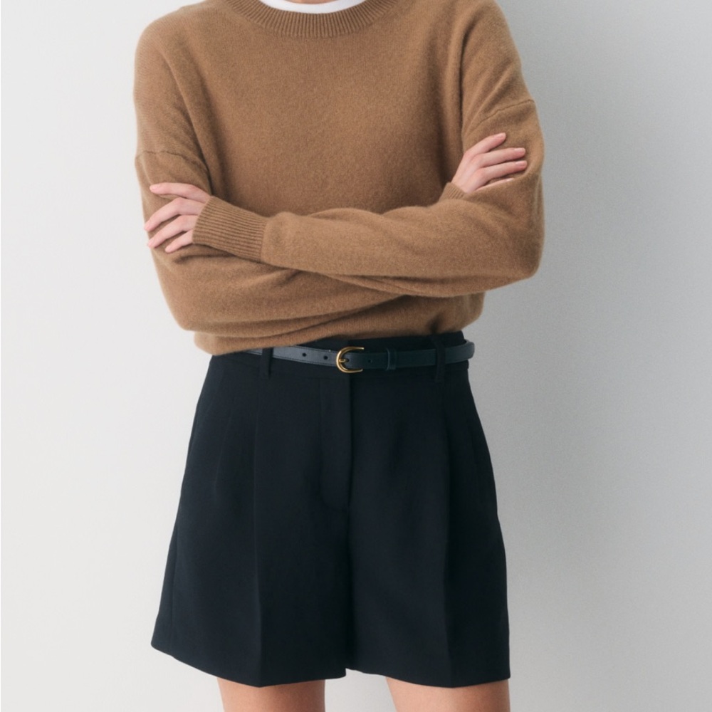 Wilfred Black High-Waist Tailored Shorts